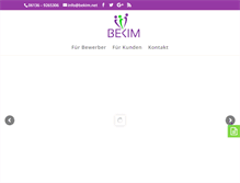 Tablet Screenshot of bekim.net